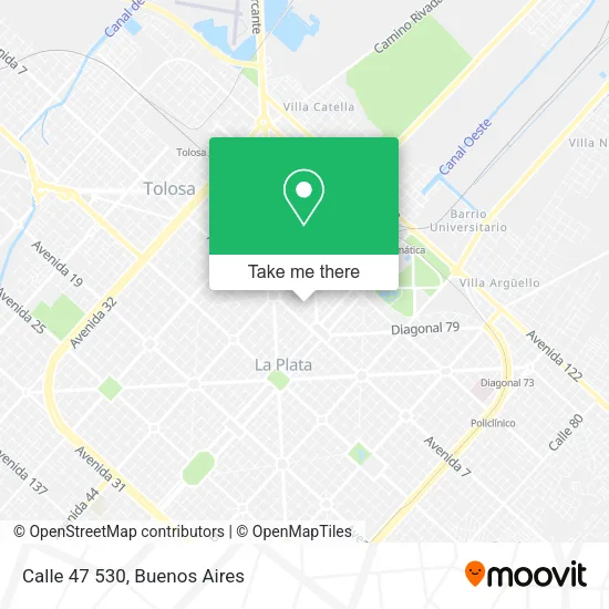 Calle 47 530 map