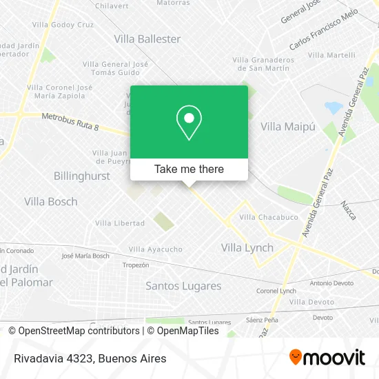 Rivadavia 4323 map