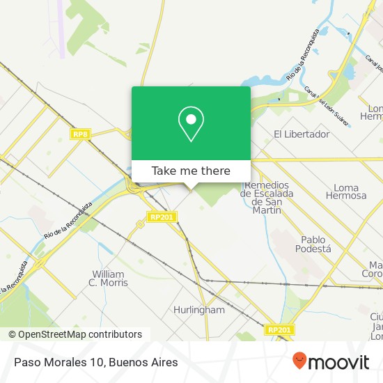 Paso Morales 10 map