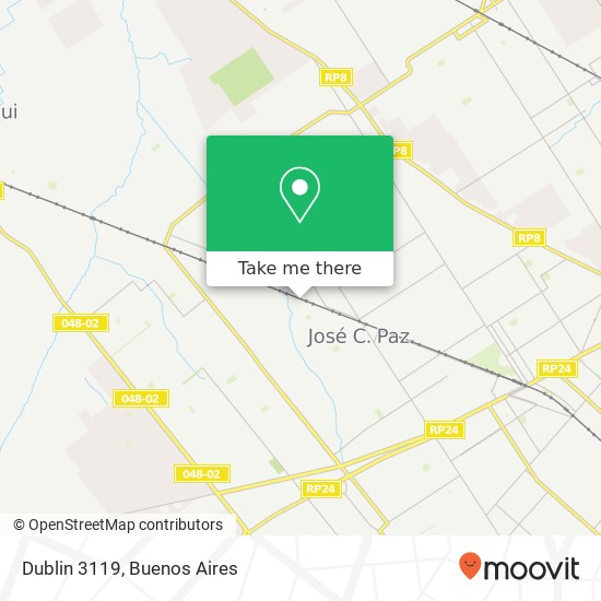 Mapa de Dublin 3119