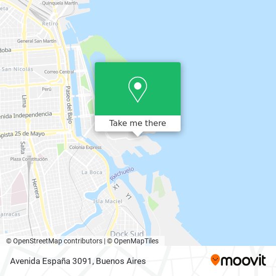 Mapa de Avenida España 3091