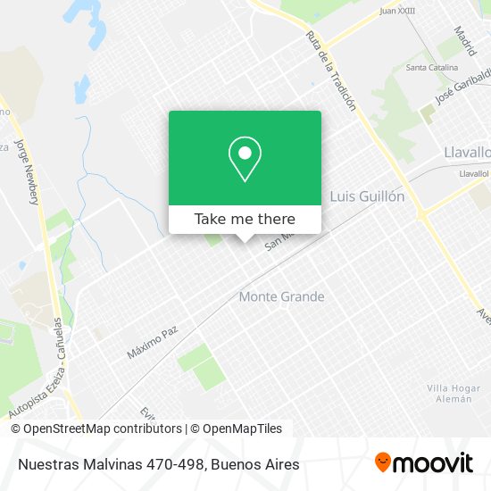 Nuestras Malvinas 470-498 map