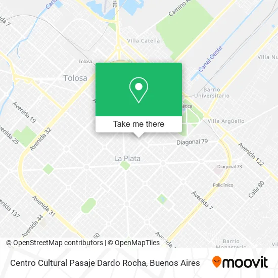 Mapa de Centro Cultural Pasaje Dardo Rocha