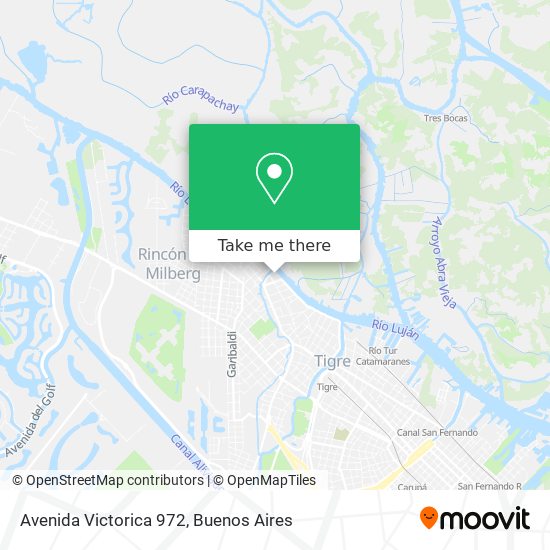 Avenida Victorica 972 map