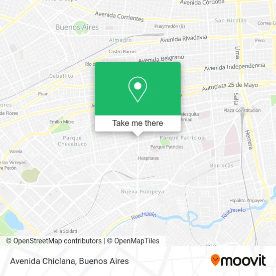 Avenida Chiclana map