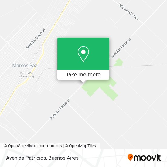 Avenida Patricios map