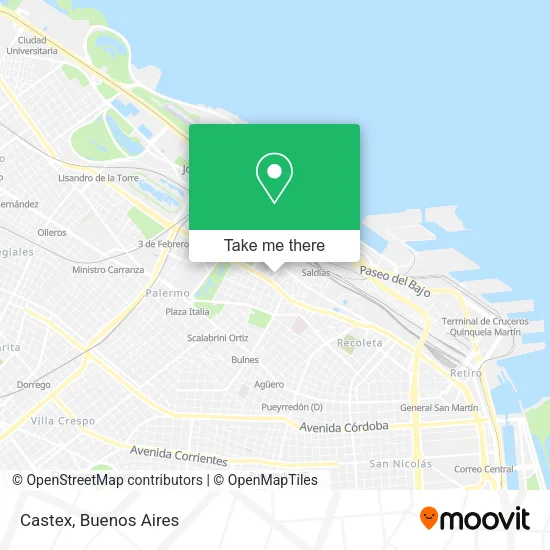 Mapa de Castex
