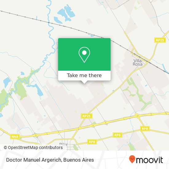 Doctor Manuel Argerich map