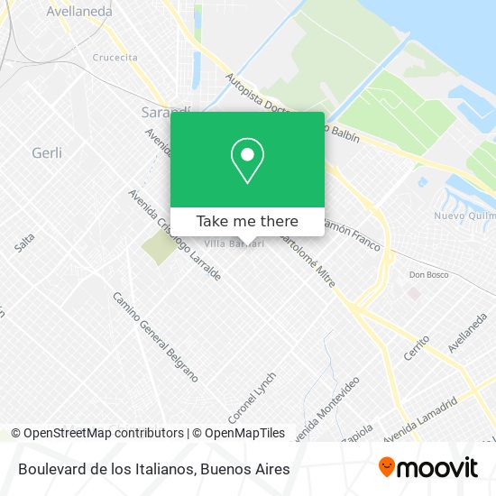 Mapa de Boulevard de los Italianos