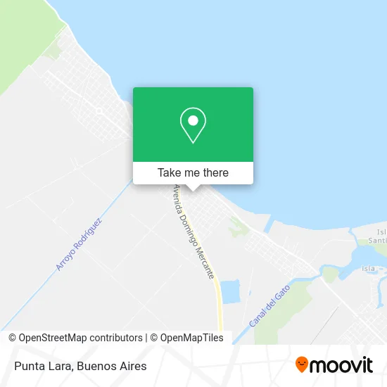 Punta Lara map