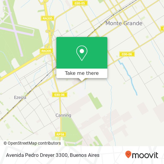 Mapa de Avenida Pedro Dreyer 3300