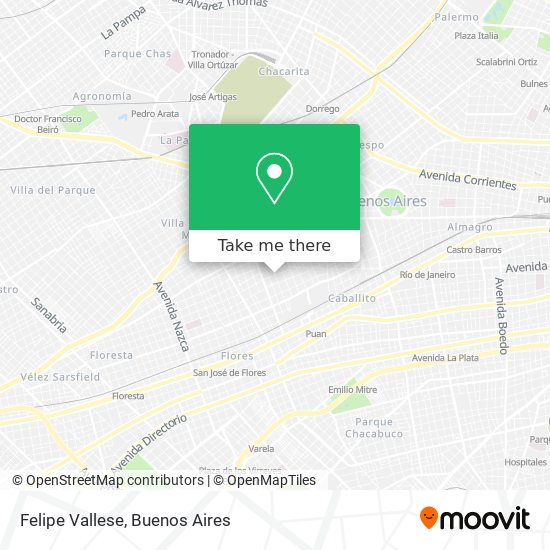 Felipe Vallese map