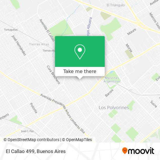 Mapa de El Callao 499
