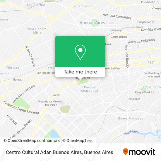 Centro Cultural Adán Buenos Aires map