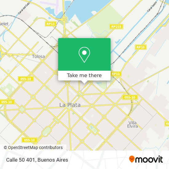 Calle 50 401 map