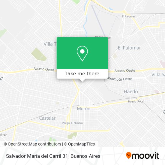 Salvador María del Carril 31 map