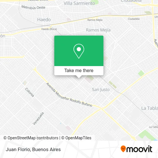 Mapa de Juan Florio