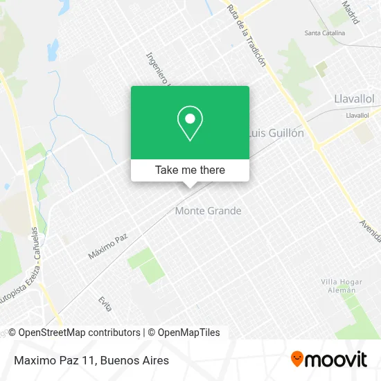 Maximo Paz 11 map