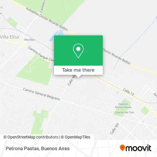 Petrona Pastas map