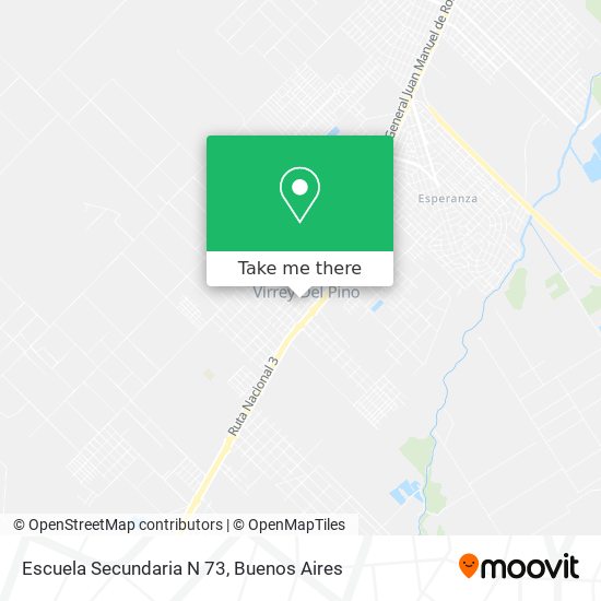 Mapa de Escuela Secundaria N 73