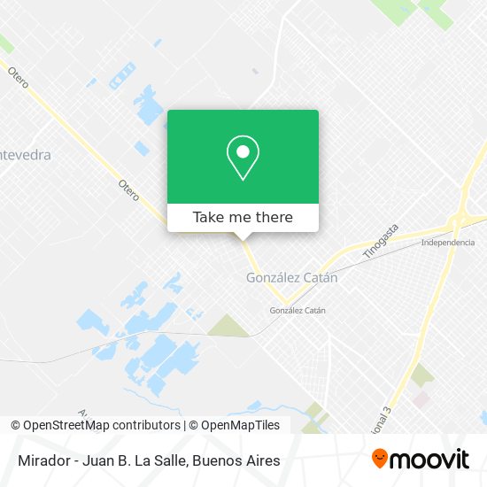 Mirador - Juan B. La Salle map