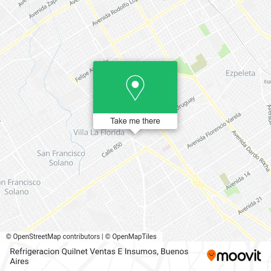 Refrigeracion Quilnet Ventas E Insumos map