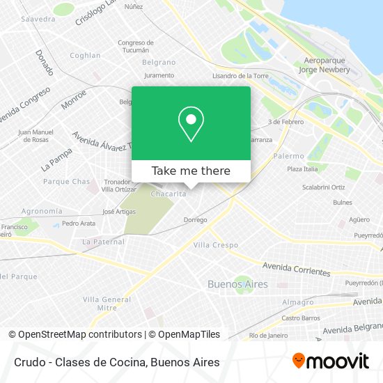 Crudo - Clases de Cocina map