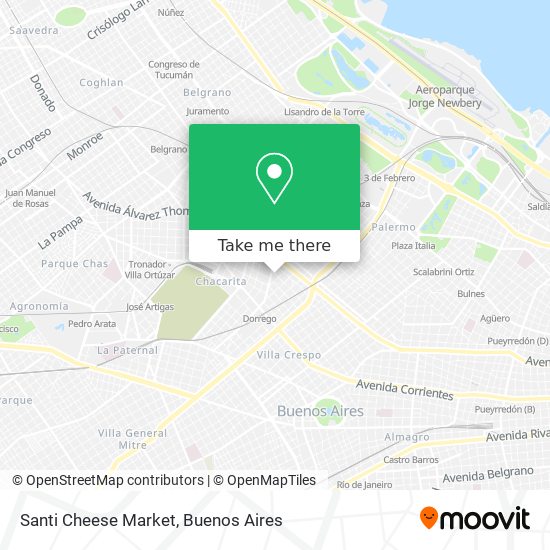 Santi Cheese Market map