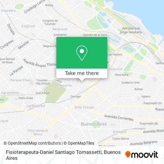 Fisioterapeuta-Daniel Santiago Tomassetti map