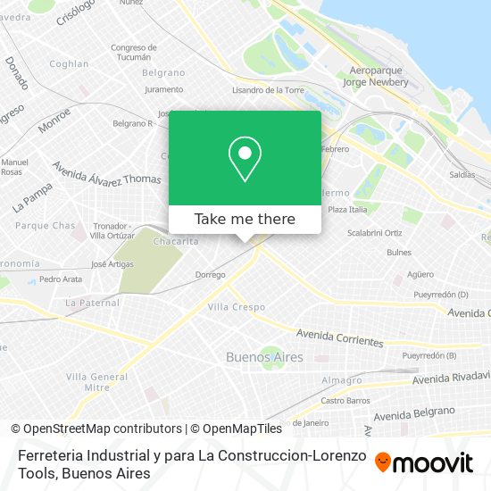 Mapa de Ferreteria Industrial y para La Construccion-Lorenzo Tools