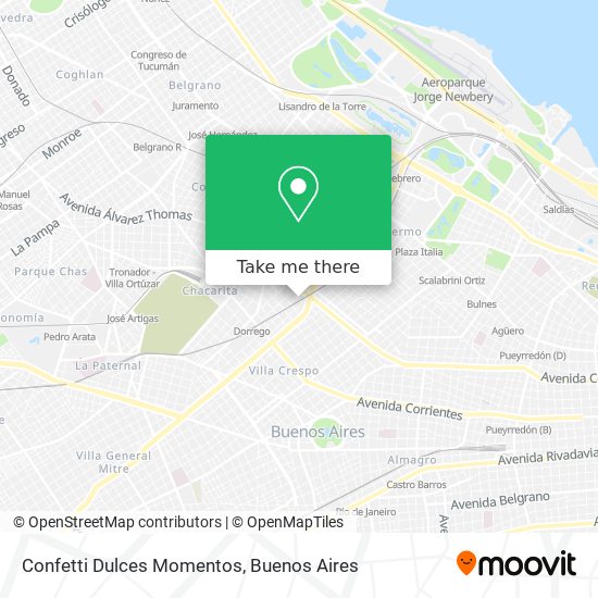 Confetti Dulces Momentos map