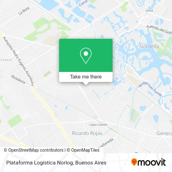 Mapa de Plataforma Logística Norlog
