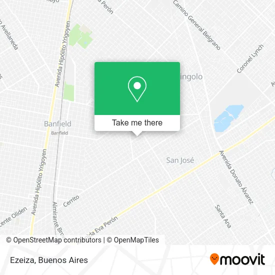 Ezeiza map