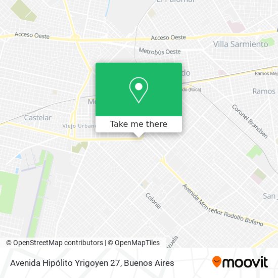 Avenida Hipólito Yrigoyen 27 map