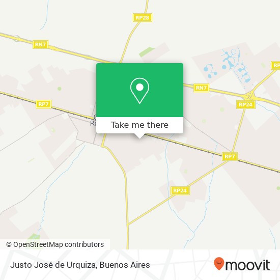 Mapa de Justo José de Urquiza