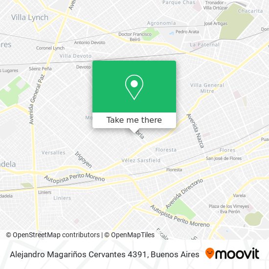 Alejandro Magariños Cervantes 4391 map