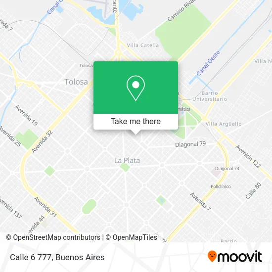 Calle 6 777 map