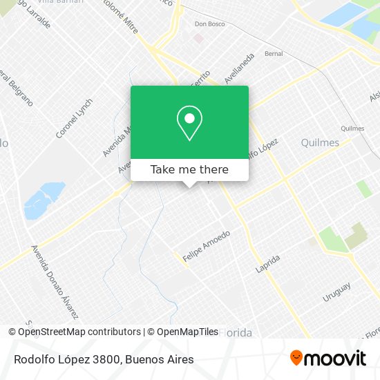 Rodolfo López 3800 map