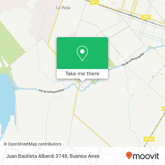 Juan Bautista Alberdi 3748 map