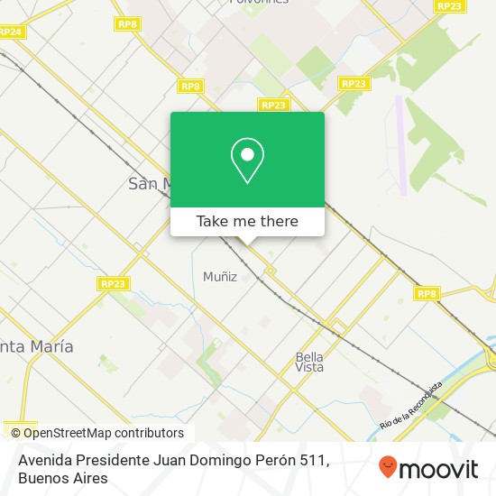 Mapa de Avenida Presidente Juan Domingo Perón 511