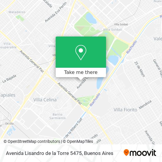 Avenida Lisandro de la Torre 5475 map