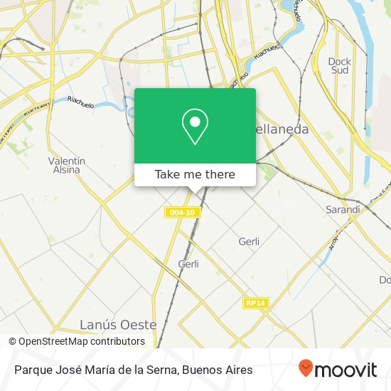 Parque José María de la Serna map