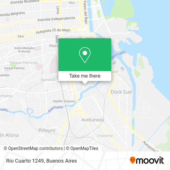 Río Cuarto 1249 map