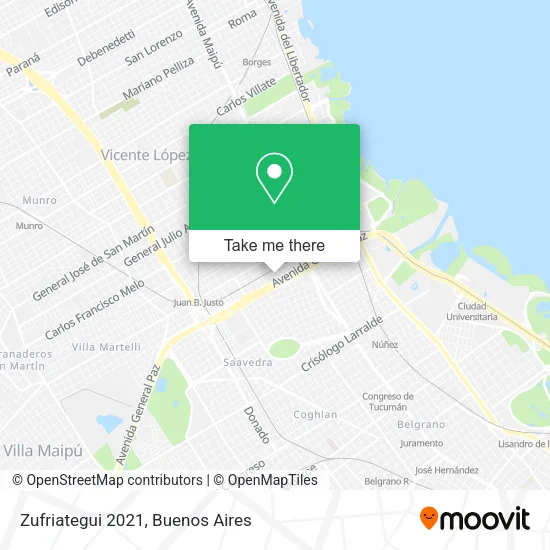 Zufriategui 2021 map