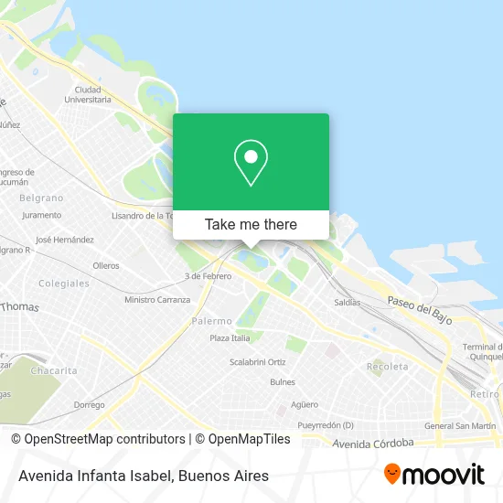 Avenida Infanta Isabel map