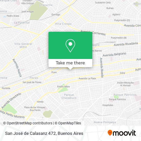 San José de Calasanz 472 map