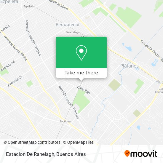 Estacion De Ranelagh map