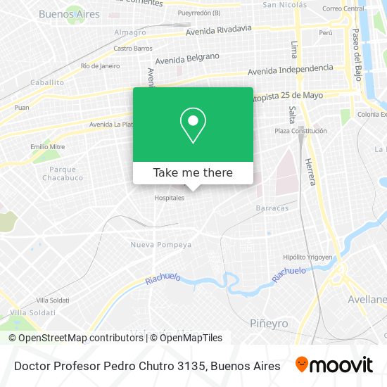 Doctor Profesor Pedro Chutro 3135 map