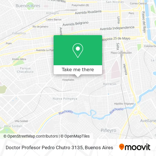 Doctor Profesor Pedro Chutro 3135 map