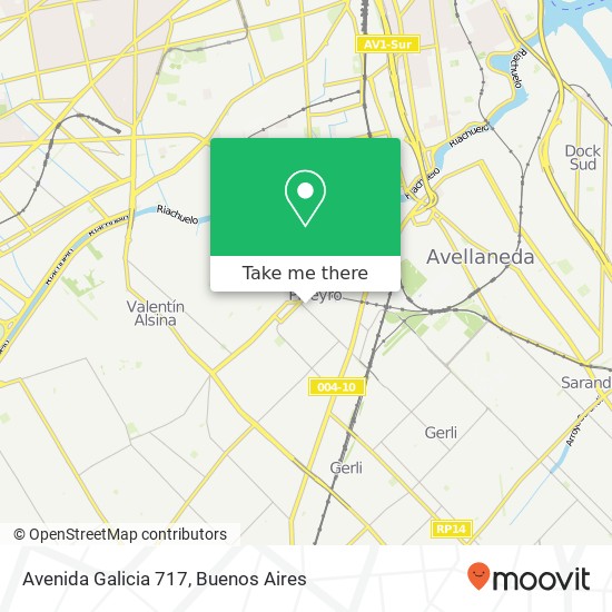 Avenida Galicia 717 map